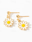 cheap Earrings-1 Pair Drop Earrings For Women's Birthday Gift Prom Alloy Classic Daisy