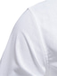 tanie męskie koszule casual-Męskie Koszula Zapinana na guziki koszula Codzienna koszula Biały Granatowy Królewski błękit Niebieski Ciemnozielony Długi rękaw Równina Klapa Codzienny Urlop Przednia kieszeń Odzież 100% bawełna