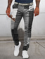 abordables Chino-Plaid Géométrie Entreprise Homme Impression 3D Pantalon Extérieur Plein Air Travail Polyester Jaune Bleu Vert S M L Taille médiale Élasticité Pantalon