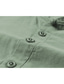 Χαμηλού Κόστους ανδρικά λινά πουκάμισα-Ανδρικά λινό πουκάμισο Casual πουκάμισο Καλοκαιρινό πουκάμισο Πουκάμισο παραλίας Πουκάμισο Henley Μαύρο Λευκό Κίτρινο Κοντομάνικο Σκέτο Χένλι Ανοιξη καλοκαίρι ΕΞΩΤΕΡΙΚΟΥ ΧΩΡΟΥ Αργίες Ρούχα