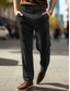 tanie ubrać spodnie-Męskie Garnitury Spodnie sztruksowe Spodnie Spodnie garniturowe Kieszeń Równina Komfort Oddychający Na zewnątrz Codzienny Wyjściowe Sztruks Moda Codzienny Czarny Khaki