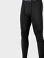 cheap Pajamas-Men&#039;s Long Johns Thermal Underwear Thermal Pants Pure Color Tights / Leggings Daily Gyms Polyester Thermal Comfort Pant Elastic Waist Winter Fall Black