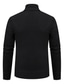 cheap Men&#039;s Cardigan Sweater-Men&#039;s Cardigan Sweater Dress Sweater Zip Sweater Ribbed Knit Cropped Knitted Plain Standing Collar Warm Ups Modern Contemporary Daily Wear Going out Clothing Apparel Spring &amp;  Fall Black Blue S M L