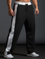 cheap Sweatpants-Men&#039;s Sweatpants Joggers Wide Leg Sweatpants Trousers Pocket Drawstring Elastic Waist Color Block Comfort Breathable Outdoor Daily Going out Fashion Casual Black Dark Gray