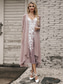 cheap Elegant Dress Sets-Women&#039;s Casual Dress Dress Set Two Piece Dress Long Dress Maxi Dress Purple Brown Green Half Sleeve Flower Print Summer Spring V Neck Fashion Vacation 2023 S M L XL XXL 3XL