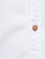levne pánské neformální košile-Pánské Košile Košile na knoflíky Košile pro volný čas Bílá Námořnická modř Královská modř Vodní modrá Tmavě zelená Dlouhý rukáv Bez vzoru Klopa Denní Dovolená Přední kapsa Oblečení 100% bavlna Módn