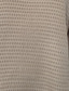 cheap Men's Pullover Sweater-Men's Christmas Jumper Christmas Sweaters Holiday sweater Pullover Sweater Jumper Ribbed Crochet Knit Regular Tops Knitted Plain Crew Neck Modern Contemporary Work Daily Wear Clothing Apparel Winter