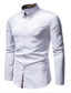 preiswerte Formelle Hemden-Herren Hemd Oberhemd Print Paisley-Muster Abstrakt Umlegekragen Täglich Langarm Oberteile Weiß Schwarz Wein