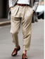 cheap Dress Pants-Men&#039;s Dress Pants Trousers Pleated Pants Suit Pants Pocket Plain Comfort Breathable Outdoor Daily Going out Fashion Casual Black Khaki