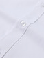 رخيصةأون قمصان فستان-رجالي قميص قميص رسمي أزرق فاتح أسود أبيض كم طويل 平织 Lapel ربيع &amp; الصيف عمل فضفاض ملابس