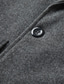 baratos Trench coat masculino-Homens Casaco de inverno Casaco Casaco longo Ao ar livre Roupa Diária Outono Inverno Poliéster agasalhos Roupa Moda Roupa de rua Tecido Lapela Trespassado