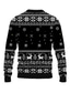 cheap Men&#039;s Printed Sweaters-Ugly Christmas Sweater Men&#039;s Funny Sweaters Santa Claus Snowflake Print Knitting Pullover Jumper Knitwear New Years Eve Sweater Outdoor Daily Vacation Long Sleeve Crewnecks Wine Black Fall Winter