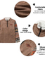 cheap Graphic Hoodies-Men&#039;s Vintage Western Cowboy Zip Colorblock Stand Collar Sweatshirt