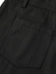 preiswerte Herren Shorts-Herren Shorts Kurze Hosen Chino Bermuda Shorts Bermudas Arbeitsshorts Tasche Glatt Komfort Atmungsaktiv Kurz Täglich Stilvoll Brautkleider schlicht Schwarz Weiß Mikro-elastisch