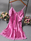 ieftine Lenjerie Sexy-rochie de noapte de îndrăgostiți pentru femei lenjerie sexy din dantelă corpuri erotice sexy îmbrăcăminte de noapte colorate unite confort cald acasă moale ținute de acasă respirabile ținute de