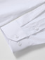 economico Camicie da vestito-Per uomo Camicia Camicie Blu chiaro Nero Bianco Manica lunga Liscio Bavero Primavera &amp; Autunno Attività commerciale Informale Abbigliamento