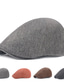 economico Cappelli da uomo-Per uomo berretto Cappello basco Nero Blu Arancione Cachi Beige Caffè Grigio Colore puro Informale Esterno Stile di strada