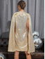voordelige Jurken met pailletten-dames gouden jurk pailletten jurk feestjurk mini jurk zilver zwart lange mouw effen pailletten lente herfst winter ronde hals elegante feest winterjurk 2023 s m l xl xxl