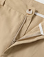 billige Chinos-Herre Bukser kinesisk Sommerbukser Casual bukser Frontlomme Vanlig Komfort Åndbart Afslappet Daglig Ferie Mode Basale Græskar Sort