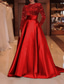 cheap Evening Dresses-TS A-Line Sequin Evening Gown Elegant Dress Formal Cocktail Party Court Train Long Sleeve High Neck Fall Wedding Guest Christmas Dress 2024