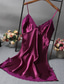 ieftine Lenjerie Sexy-rochie de noapte de îndrăgostiți pentru femei lenjerie sexy din dantelă corpuri erotice sexy îmbrăcăminte de noapte colorate unite confort cald acasă moale ținute de acasă respirabile ținute de