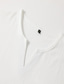 abordables T-shirts décontractés pour hommes-Homme T shirt Tee T-shirt en tricot côtelé T-shirt Plein Bande de fosse Col V Plein Air Vacances Manches courtes Vêtement Tenue Mode Design basique