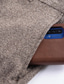 economico Sottile-Per uomo pantaloni della tuta Pantaloni Pantaloni casual Pantaloni di tweed Tasca frontale Gamba dritta Liscio Comfort Attività commerciale Giornaliero Per eventi Di tendenza Moderno Nero Cachi