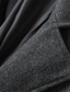 baratos Trench coat masculino-Homens Casaco de inverno Casaco Casaco longo Ao ar livre Roupa Diária Outono Inverno Poliéster agasalhos Roupa Moda Roupa de rua Tecido Lapela Trespassado