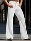 tanie ubrać spodnie-Męskie Garnitury Spodnie sztruksowe Rozkloszowane spodnie Spodnie Spodnie codzienne Kieszeń Równina Komfort Biznes Codzienny Święto Moda Szykowne i nowoczesne Biały Brązowy