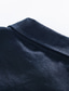 preiswerte Leinenhemden für Herren-100% Leinen Tasche Herren Hemd leinenhemd Lässiges Hemd Schwarz Marineblau Langarm Glatt Kargen Frühling &amp; Herbst Casual Täglich Bekleidung
