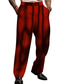 abordables pantalon décontracté graphique-3D Print Rampe de dégradé Entreprise Abstrait Homme Impression 3D pantalon de costume Pantalon Extérieur Plein Air Travail Polyester Noir Rouge Bleu S M L Taille haute Élasticité Pantalon