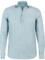 cheap Men&#039;s Linen Shirts-Men&#039;s Shirt Linen Shirt Beach Shirt White Blue Dark Gray Long Sleeve Plain Lapel Spring &amp;  Fall Casual Daily Clothing Apparel