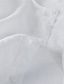baratos camisas de linho masculinas-100% Linho Homens Camisa Social camisa de linho Camisa casual Branco Manga Longa Tecido Gola Redonda Primavera &amp; Outono Casual Diário Roupa