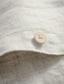 Χαμηλού Κόστους ανδρικά λινά πουκάμισα-100% Λινό Ανδρικά Πουκάμισο λινό πουκάμισο Casual πουκάμισο Καλοκαιρινό πουκάμισο Λευκό Βαθυγάλαζο Καφέ Κοντομάνικο Σκέτο Όρθιος Γιακάς Καλοκαίρι Causal Καθημερινά Ρούχα