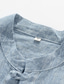 お買い得  メンズリネンシャツ-リネン100％ 男性用 シャツ リネンシャツ カジュアルシャツ サマーシャツ ホワイト ブルー ベージュ 半袖 平織り スタンド 夏 カジュアル 日常 衣類