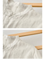 Χαμηλού Κόστους ανδρικά λινά πουκάμισα-100% Λινό Ανδρικά Πουκάμισο λινό πουκάμισο Casual πουκάμισο Λευκό Βαθυγάλαζο Μπεζ Μακρυμάνικο Σκέτο Όρθιος γιακάς Άνοιξη &amp; Χειμώνας Causal Καθημερινά Ρούχα