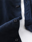 cheap Men&#039;s Linen Shirts-100% Linen Men&#039;s Shirt Linen Shirt Casual Shirt Black Light Green Navy Blue Long Sleeve Plain Lapel Spring &amp;  Fall Casual Daily Clothing Apparel