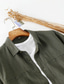Χαμηλού Κόστους ανδρικά λινά πουκάμισα-100% Λινό Ανδρικά Πουκάμισο λινό πουκάμισο Casual πουκάμισο Θαλασσί Πράσινο Χακί Μακρυμάνικο Σκέτο Πέτο Άνοιξη &amp; Χειμώνας Causal Καθημερινά Ρούχα