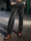 cheap Chinos-Men&#039;s Dress Pants Trousers Suit Pants Velvet Pants Front Pocket Straight Leg Plain Comfort Business Daily Holiday Fashion Chic &amp; Modern Black Brown