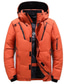 cheap Men&#039;s Downs &amp; Parkas-Men&#039;s Winter Coat Winter Jacket Puffer Jacket Zipper Pocket Polyster Pocket Outdoor Date Casual Daily Regular Fashion Casual Thermal Warm Windproof Winter Plain Black Blue Orange Army Green Puffer