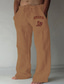 abordables pantalones estampados-Hombre Casual Letra Pantalones Media cintura Exterior Calle Noche Primavera &amp; Otoño Ajuste regular