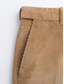 baratos Magro-Homens Social Calças de Veludo Calças Calças de Terno Bolsos Perna reta Tecido Conforto Respirável Ao ar livre Diário Para Noite Moda Casual Cáqui Azul Escuro