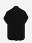 זול חולצות מודפסות לגברים-הערות קרנבל חולצת גברים קז&#039;ואל ללבוש יומיומי לצאת לבלות סוף שבוע סתיו/סתיו שרוולים קצרים שרוולים קצרים שחור, ירוק s, m, l מתיחה 4 כיוונית