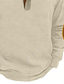 voordelige Gesnoerde stijlen Sweatshirts-Voor heren Sweatshirt Khaki Opstaande boord Kleurenblok Lapwerk Sport &amp; Outdoor Dagelijks Feestdagen Corduroy Streetwear Basic Casual Lente &amp; Herfst Kleding Hoodies Sweatshirts