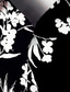 tanie Męskie koszule z nadrukiem-Kwiaty Codzienny Męskie Koszula Dzienne zużycie Wyjściowe Jesień i zima Wieczorne Długi rękaw Czarny, Zielony S, M, L Tkanina rozciągliwa w 4 kierunkach Koszula