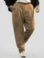 tanie Chinosy-Męskie Garnitury Spodnie Plisowane spodnie Spodnie garniturowe Przednia kieszeń Prosta noga Równina Komfort Biznes Codzienny Święto Moda Szykowne i nowoczesne Niebieski Brązowy
