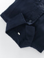 رخيصةأون قمصان الكتان الرجالية-100% كتان جيب رجالي قميص قميص كتان قميص غير رسمي أسود أزرق البحرية كم طويل سهل Lapel ربيع &amp; الصيف فضفاض مناسب للبس اليومي ملابس