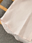 cheap Men&#039;s Linen Shirts-100% Linen Pleated Men&#039;s Shirt Linen Shirt Casual Shirt White Pink Long Sleeve Plain Stand Collar Spring &amp;  Fall Casual Daily Clothing Apparel