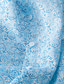 abordables camisas de lino para hombre-100% Lino Hombre Camisa camisa de lino Camisa casual Azul Piscina Manga Larga Patrones de Rombo Diseño Primavera &amp; Otoño Casual Diario Ropa
