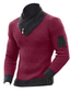 cheap Men&#039;s Pullover Sweater-Men&#039;s Pullover Sweater Jumper Turtleneck Sweater Knit Sweater Ribbed Cable Knit Regular Basic Color Block Turtleneck Keep Warm Modern Contemporary Daily Wear Going out Clothing Apparel Fall Winter